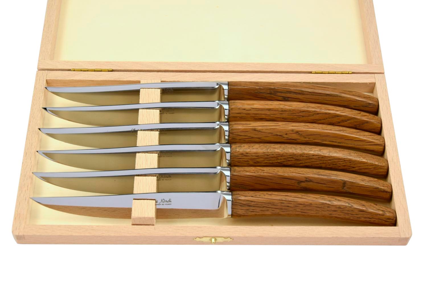 MODELE SILENE
couteau table par 6
manche bois de chêne